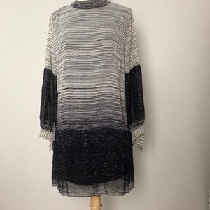 Stripped shirt dress